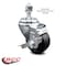 Service Caster 3 Inch Soft Rubber Wheel Swivel 12mm Threaded Stem Caster with Brake SCC SCC-TS20S314-SRS-TLB-M1215 - alternate 2
